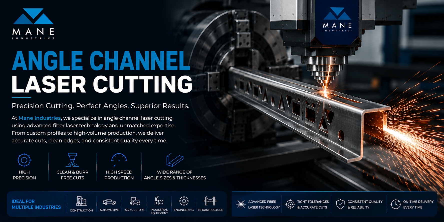 Angle Channel Laser Cutting